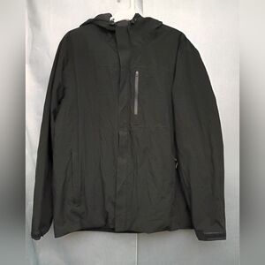 Men's Black Hooded Jacket